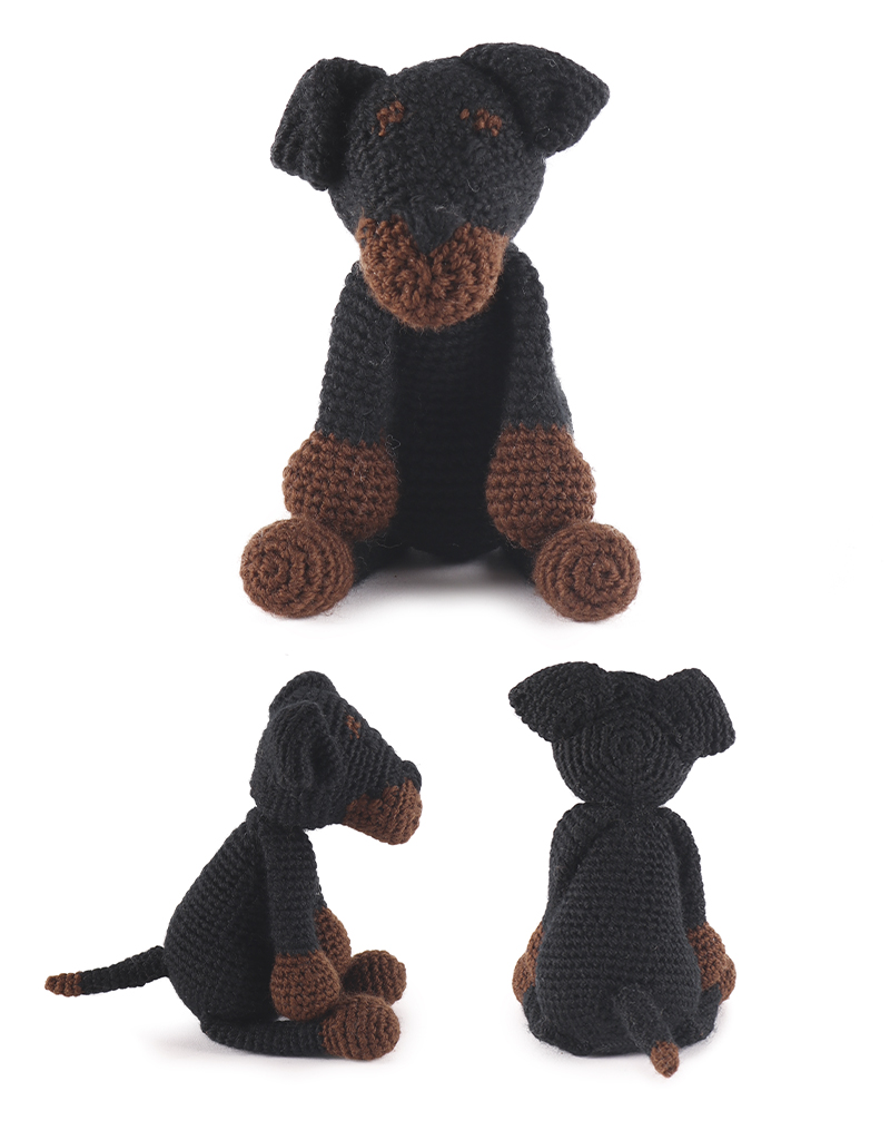 toft ella the rotweiler amigurumi crochet animal